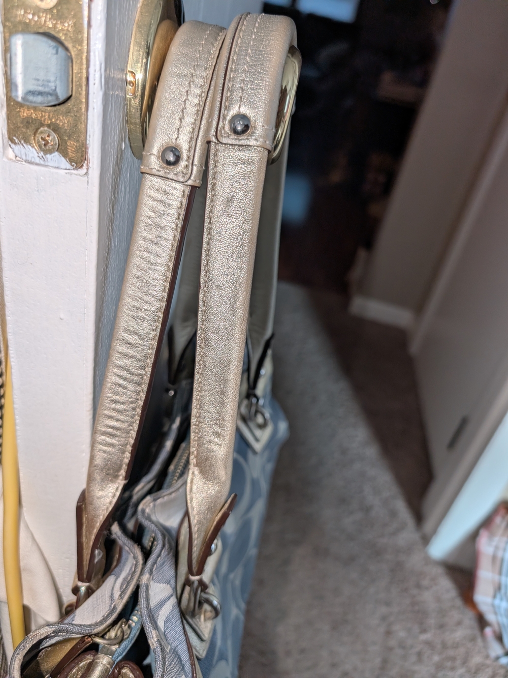 Coach Penelope Denim Satchel - Picture 4 of 9